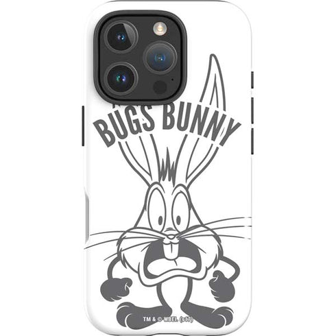 Looney Tunes Bugs Bunny Big Head iPhone 16 Pro Impact Case