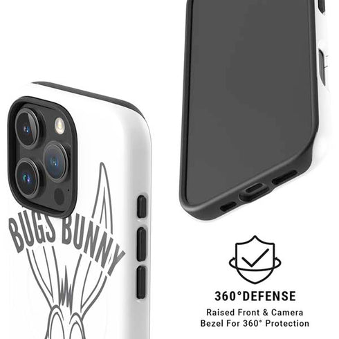 Looney Tunes Bugs Bunny Big Head iPhone 16 Pro Magsafe Impact Case