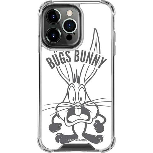 Looney Tunes Bugs Bunny Big Head iPhone 16 Pro Max Clear Case