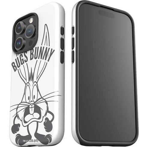 Looney Tunes Bugs Bunny Big Head iPhone 16 Pro Max Impact Case
