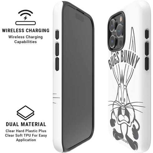 Looney Tunes Bugs Bunny Big Head iPhone 16 Pro Max Magsafe Impact Case