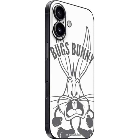 Looney Tunes Bugs Bunny Big Head iPhone 16 Skin