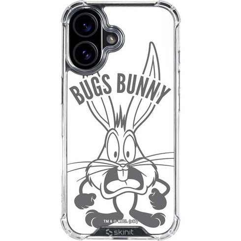 Looney Tunes Bugs Bunny Big Head iPhone 17 Clear Case