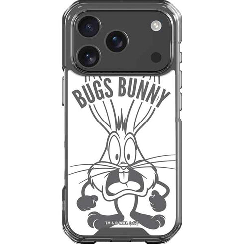 Looney Tunes Bugs Bunny Big Head iPhone 18 Pro Clear Case