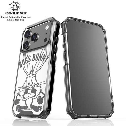 Looney Tunes Bugs Bunny Big Head iPhone 18 Pro Clear Case