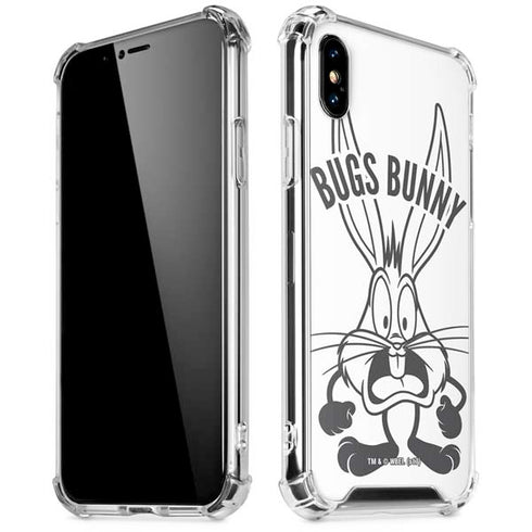 Looney Tunes Bugs Bunny Big Head iPhone X/XS Clear Case