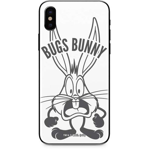 Looney Tunes Bugs Bunny Big Head iPhone XS Skin