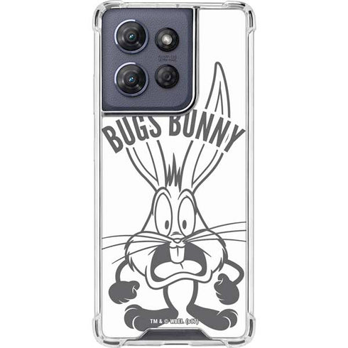 Looney Tunes Bugs Bunny Big Head Moto G Power 5G (2025) Clear Case