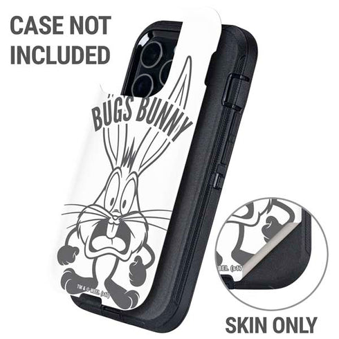 Looney Tunes Bugs Bunny Big Head Otterbox Defender iPhone Skin