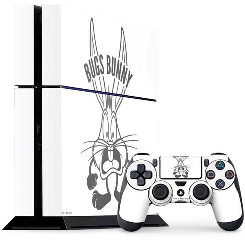 Looney Tunes Bugs Bunny Big Head PlayStation PS4 Skins