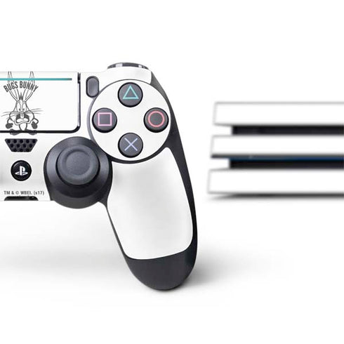 Looney Tunes Bugs Bunny Big Head PS4 Pro Bundle Skin