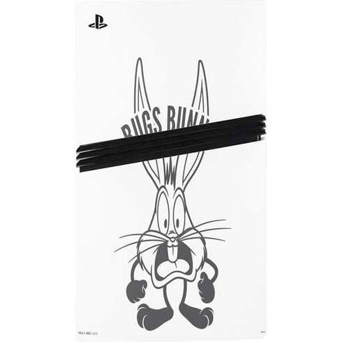 Looney Tunes Bugs Bunny Big Head PS5 Pro Console Skin