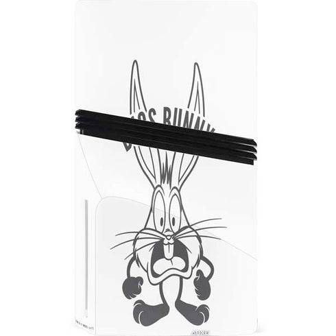 Looney Tunes Bugs Bunny Big Head PS5 Pro Disk Bundle Skin
