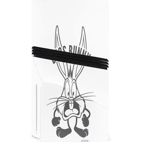 Looney Tunes Bugs Bunny Big Head PS5 Pro Disk Console Skin