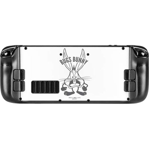 Looney Tunes Bugs Bunny Big Head Steam Deck Handheld Gaming Computer Skin