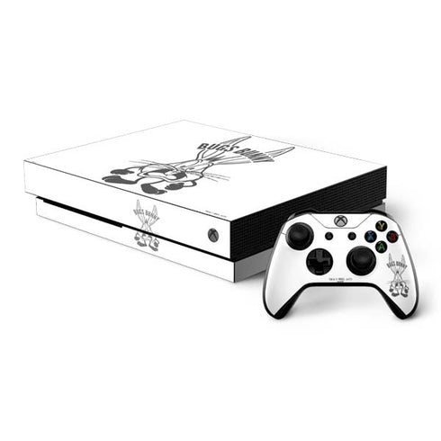 Looney Tunes Bugs Bunny Big Head Xbox One X Bundle Skin
