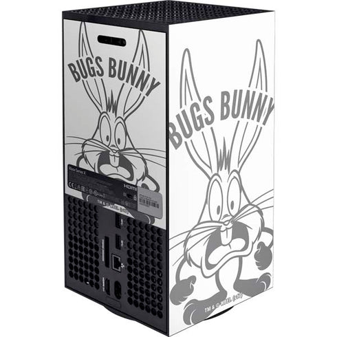Looney Tunes Bugs Bunny Big Head XBox Series X Digital Edition Console Skin