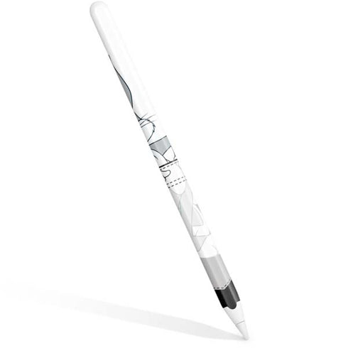 Looney Tunes Bugs Bunny Black White Apple Pencil (2nd Gen 2019) Skin