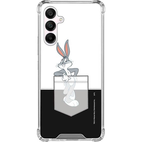 Looney Tunes Bugs Bunny Black White Galaxy A16 5G Clear Case