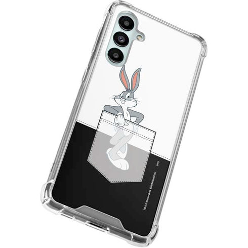 Looney Tunes Bugs Bunny Black White Galaxy A16 5G Clear Case