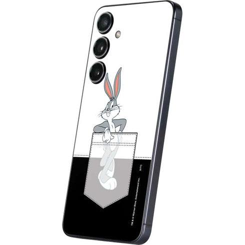 Looney Tunes Bugs Bunny Black White Galaxy A16 5G Skin