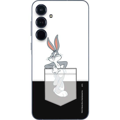 Looney Tunes Bugs Bunny Black White Galaxy A35 5G Skin