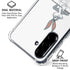 Looney Tunes Bugs Bunny Black White Galaxy A36 5G Clear Case