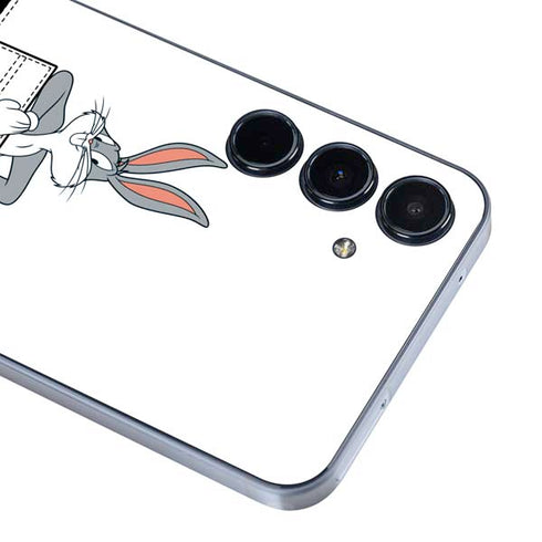 Looney Tunes Bugs Bunny Black White Galaxy A55 5G Skin