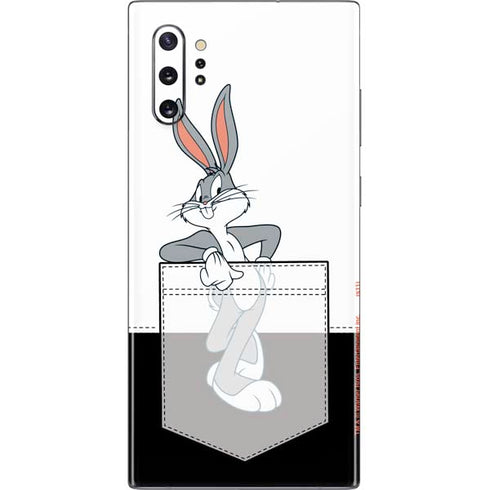 Looney Tunes Bugs Bunny Black White Galaxy Note 10 Plus Skin