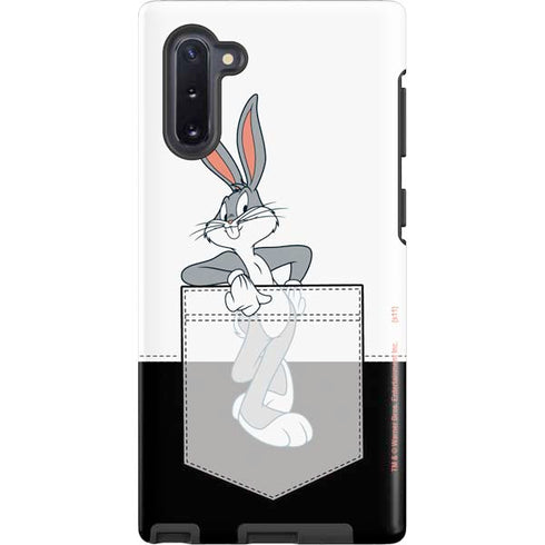 Looney Tunes Bugs Bunny Black White Galaxy Cases