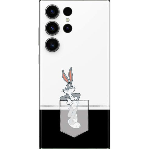 Looney Tunes Bugs Bunny Black White Galaxy Skins