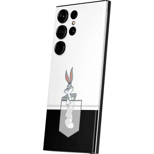 Looney Tunes Bugs Bunny Black White Galaxy Skins