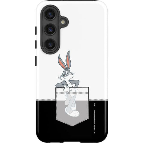 Looney Tunes Bugs Bunny Black White Galaxy S25 Impact Case