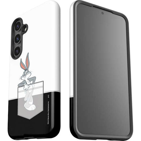 Looney Tunes Bugs Bunny Black White Galaxy S25 Impact Case