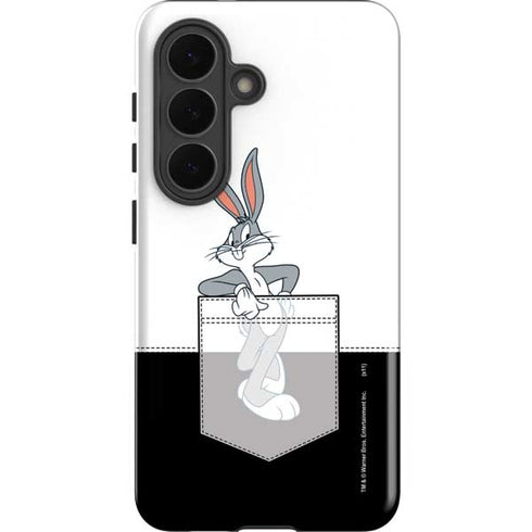 Looney Tunes Bugs Bunny Black White Galaxy S26 Impact Case