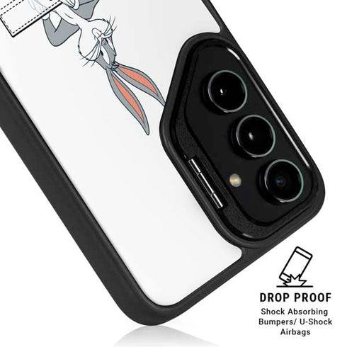 Looney Tunes Bugs Bunny Black White Galaxy S26 Ultra Kickstand Case