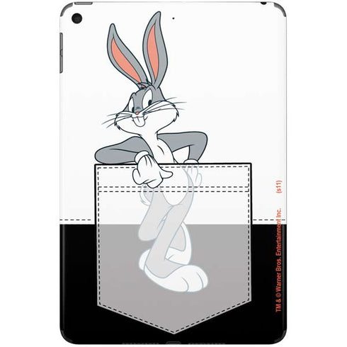 Looney Tunes Bugs Bunny Black White iPad Skins