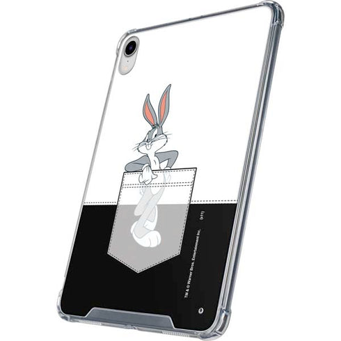 Looney Tunes Bugs Bunny Black White iPad 11th Gen (2025) Clear Case