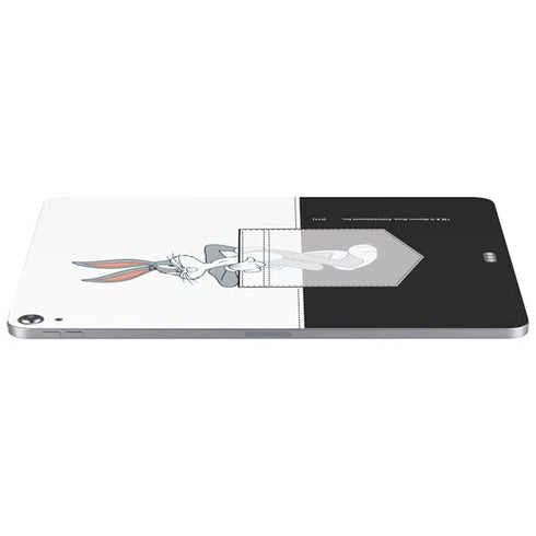 Looney Tunes Bugs Bunny Black White Apple iPad Air Skin