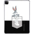 Looney Tunes Bugs Bunny Black White iPad Pro 11in (2024) Clear Case