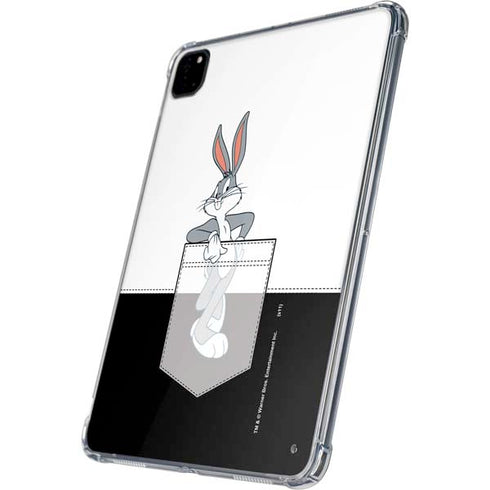 Looney Tunes Bugs Bunny Black White iPad Pro 11in (2024) Clear Case