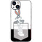 Looney Tunes Bugs Bunny Black White iPhone 15 Skin