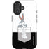 Looney Tunes Bugs Bunny Black White iPhone 16 Magsafe Impact Case