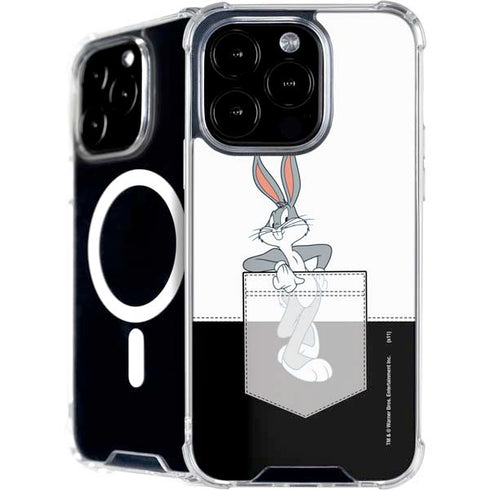 Looney Tunes Bugs Bunny Black White iPhone 16 Pro Max MagSafe Case