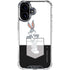 Looney Tunes Bugs Bunny Black White iPhone 17 Clear Case