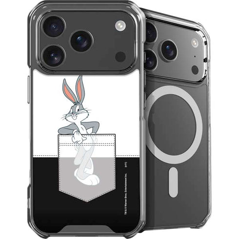 Looney Tunes Bugs Bunny Black White iPhone 18 Pro MagSafe Case