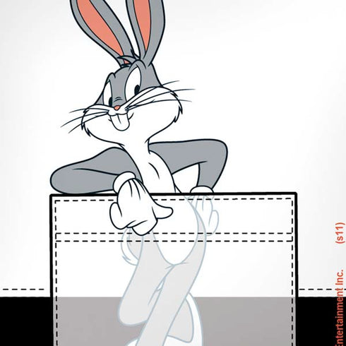 Looney Tunes Bugs Bunny Black White iPhone XS Skin