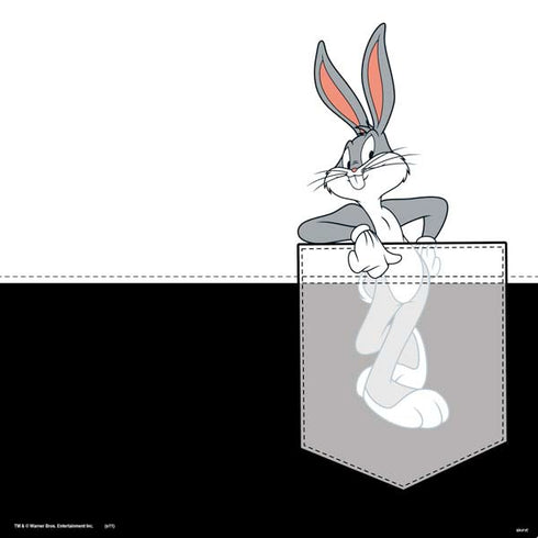 Looney Tunes Bugs Bunny Black White PS4 Controller Skin