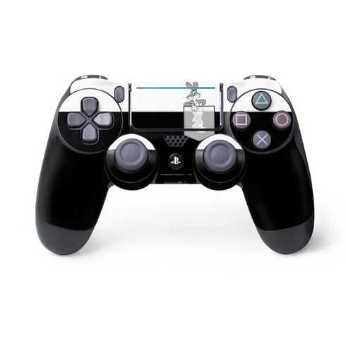 Looney Tunes Bugs Bunny Black White PS4 Pro/Slim Controller Skin