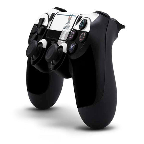 Looney Tunes Bugs Bunny Black White PS4 Pro/Slim Controller Skin